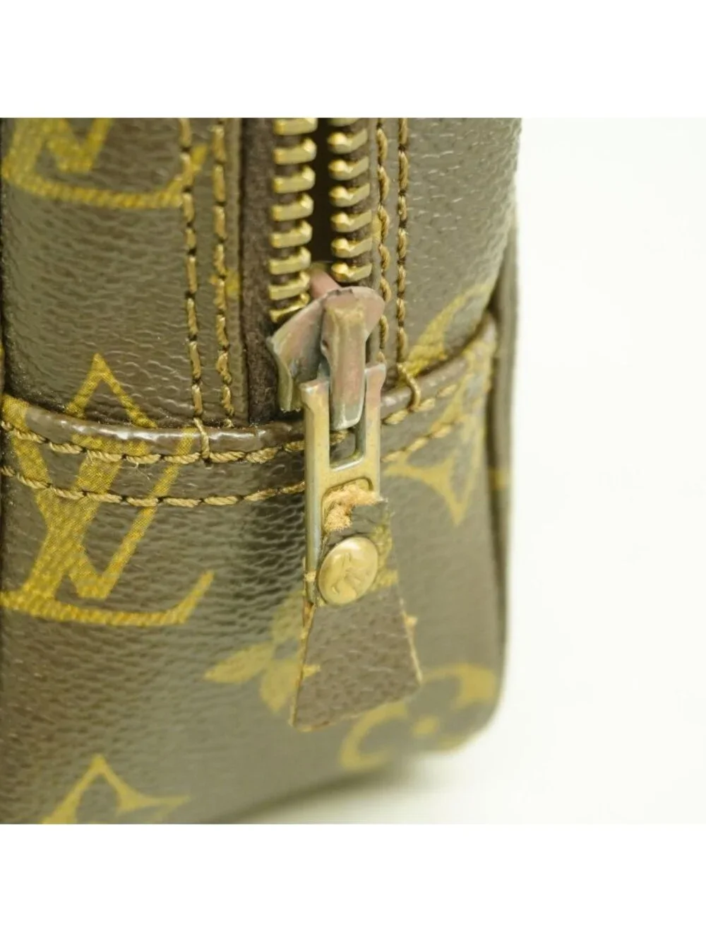 Louis Vuitton Pouch Monogram Trousse Twillet 23 Brown